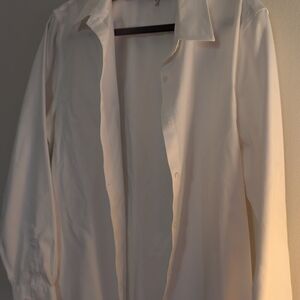 Jones New York Ladies Classic Button-Up Shirt SZ Large